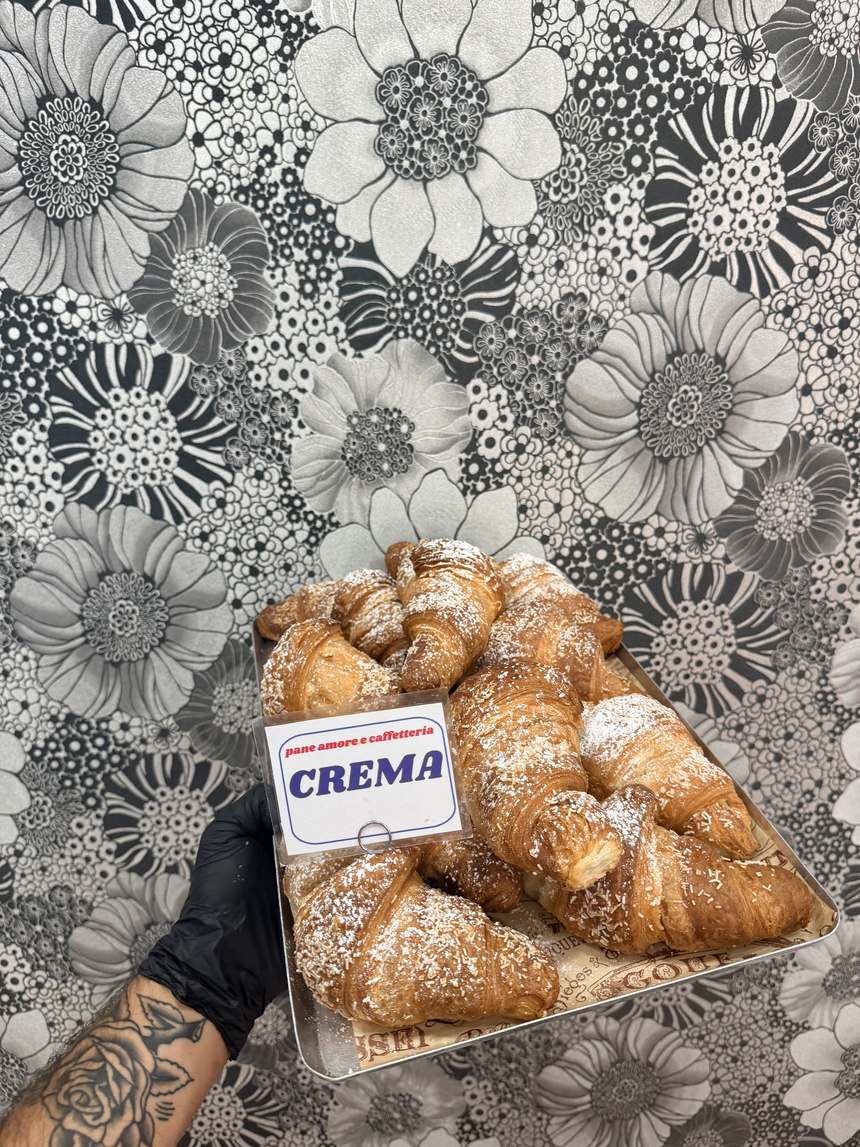 Vassoio di brioche alla crema