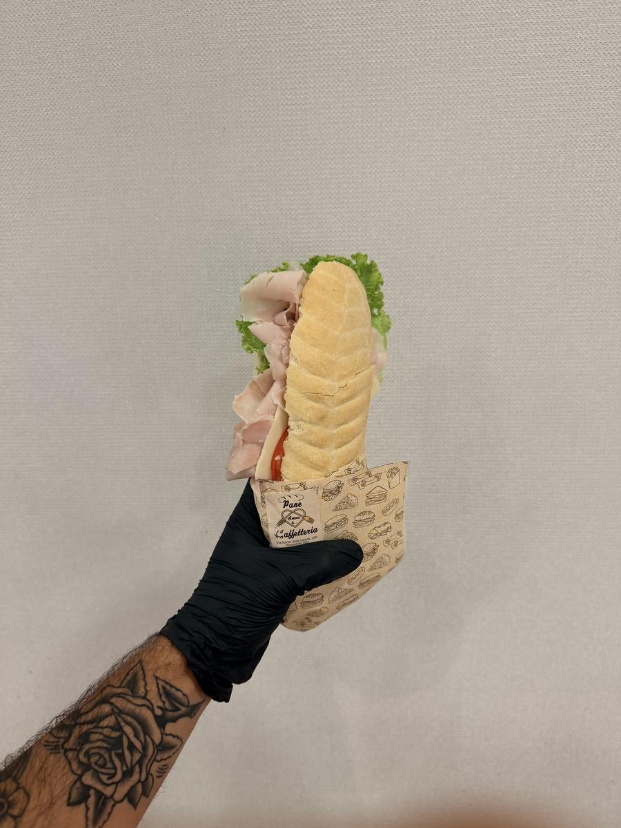 Panino con prosciutto cotto